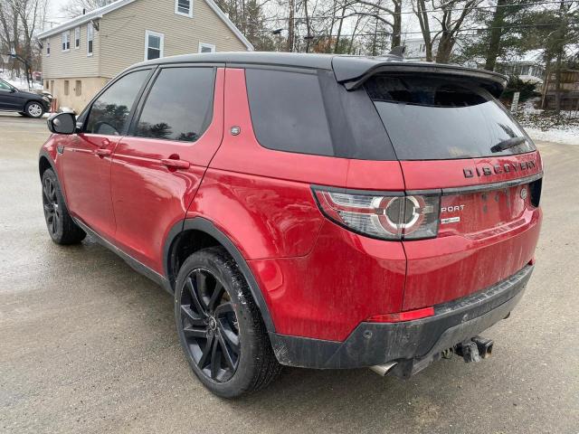 SALCT2BG9GH568438 - 2016 LAND ROVER DISCOVERY RED photo 2