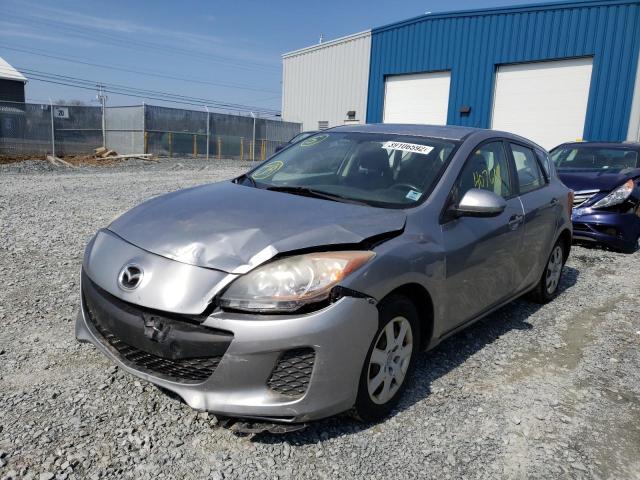 JM1BL1KF4C1567186 - 2012 MAZDA 3 I GRAY photo 2