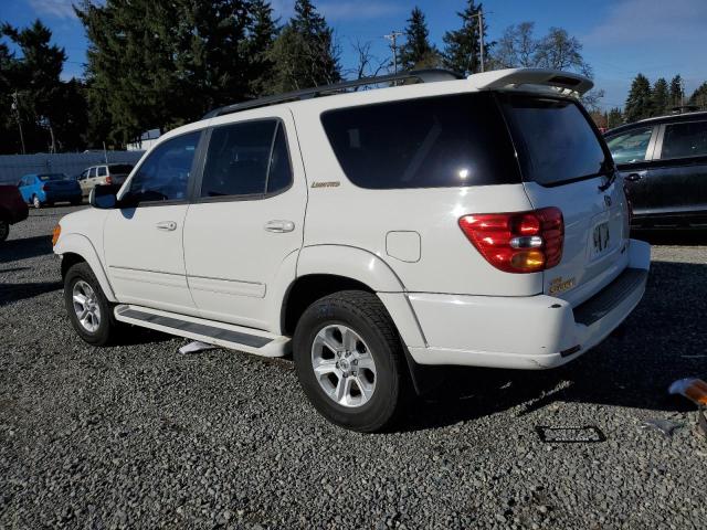 5TDBT48A51S021977 - 2001 TOYOTA SEQUOIA LI WHITE photo 2