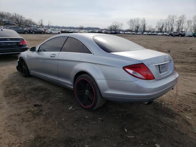 WDDEJ71X78A014500 - 2008 MERCEDES-BENZ CL 550 SILVER photo 2