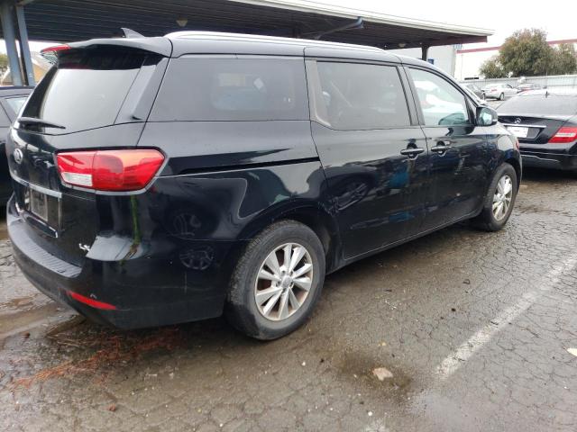 KNDMB5C10F6039612 - 2015 KIA SEDONA BLACK photo 3