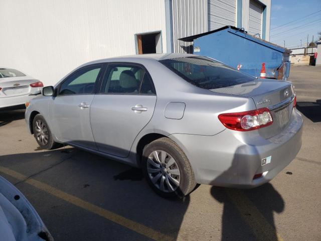 5YFBU4EE7DP148280 - 2013 TOYOTA COROLLA BA SILVER photo 2