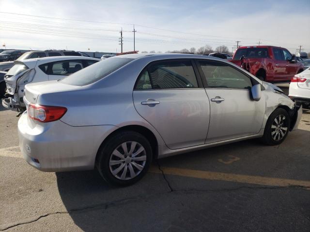 5YFBU4EE7DP148280 - 2013 TOYOTA COROLLA BA SILVER photo 3