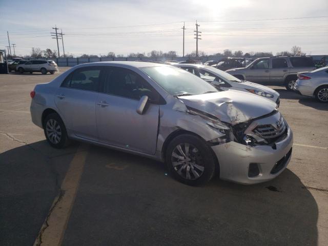 5YFBU4EE7DP148280 - 2013 TOYOTA COROLLA BA SILVER photo 4