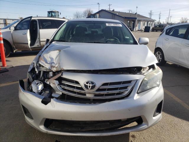 5YFBU4EE7DP148280 - 2013 TOYOTA COROLLA BA SILVER photo 5