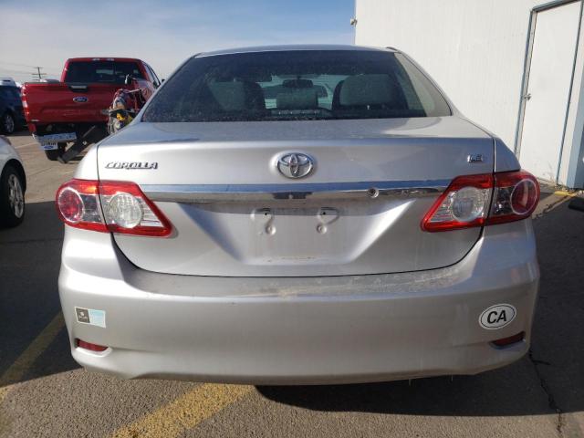 5YFBU4EE7DP148280 - 2013 TOYOTA COROLLA BA SILVER photo 6