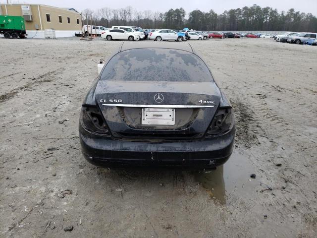 WDDEJ71X57A004837 - 2007 MERCEDES-BENZ CL 550 BLACK photo 6