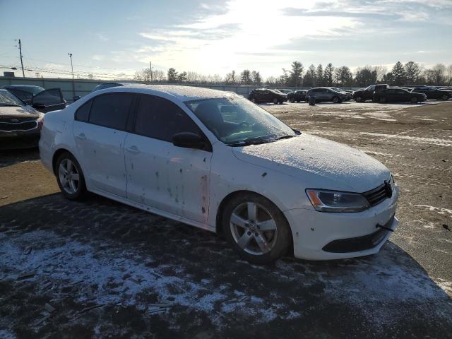 3VW1K7AJ9BM344941 - 2011 VOLKSWAGEN JETTA BASE WHITE photo 4