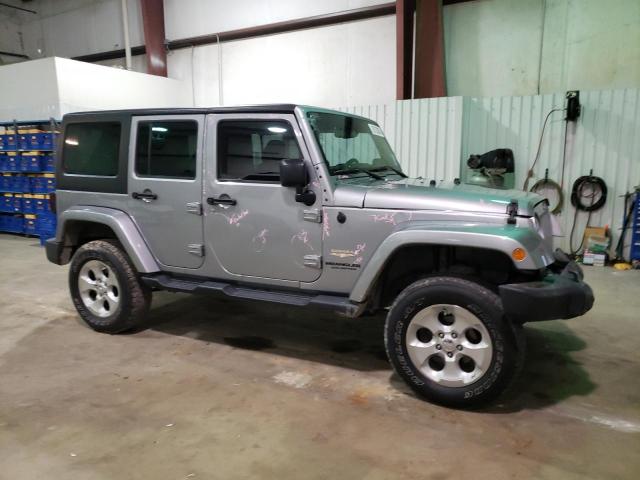 1C4BJWEG0DL666035 - 2013 JEEP WRANGLER U SILVER photo 4