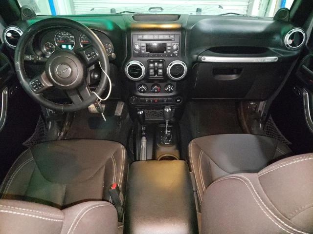 1C4BJWEG0DL666035 - 2013 JEEP WRANGLER U SILVER photo 8