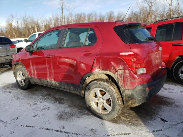 KL7CJPSBXFB068429 - 2015 CHEVROLET TRAX 1LS RED photo 2