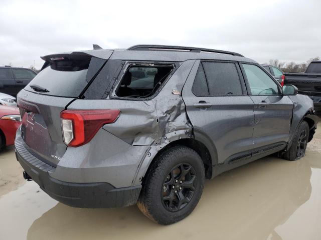 1FMSK8JH7NGA71566 - 2022 FORD EXPLORER T GRAY photo 3