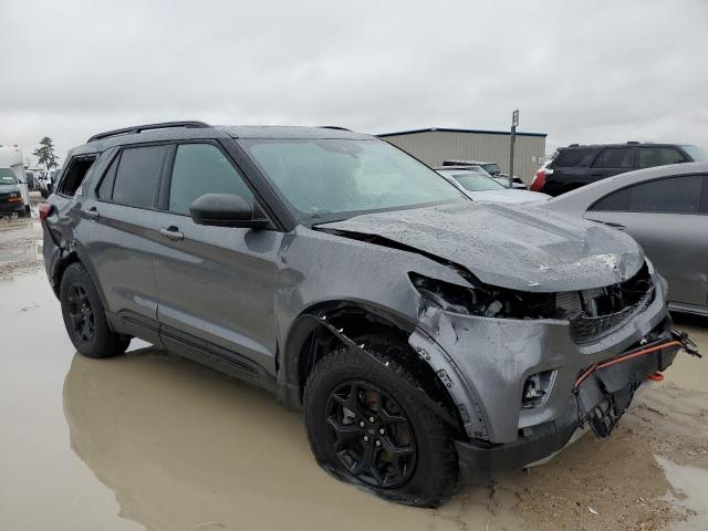 1FMSK8JH7NGA71566 - 2022 FORD EXPLORER T GRAY photo 4