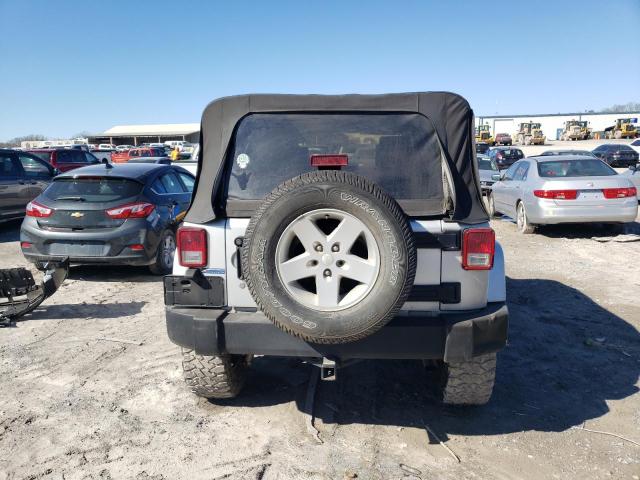 1J4GB591X7L143073 - 2007 JEEP WRANGLER S SILVER photo 6