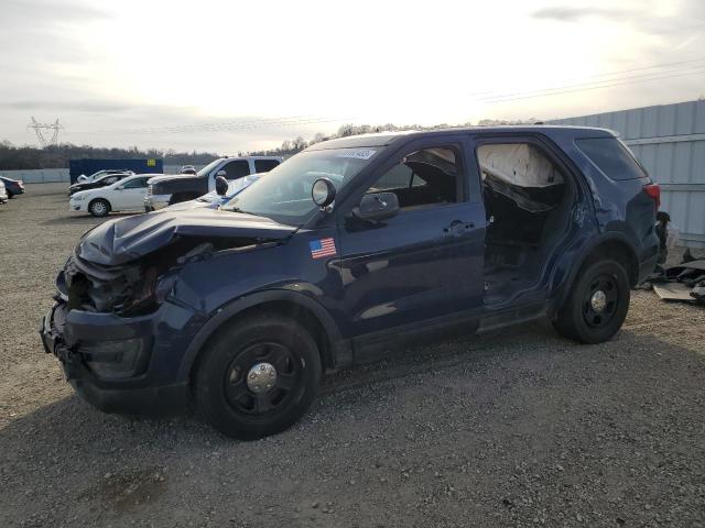 1FM5K8AR5GGB88989 - 2016 FORD EXPLORER P BLUE photo 1