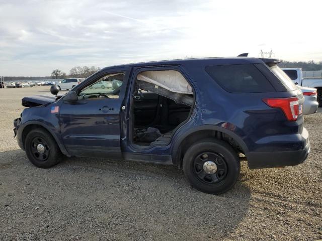 1FM5K8AR5GGB88989 - 2016 FORD EXPLORER P BLUE photo 2