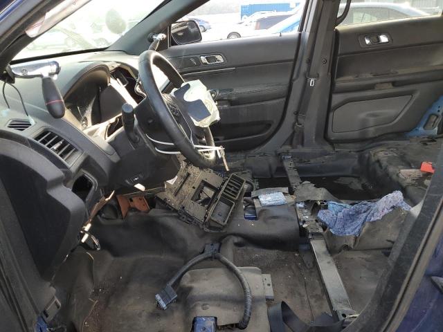 1FM5K8AR5GGB88989 - 2016 FORD EXPLORER P BLUE photo 7