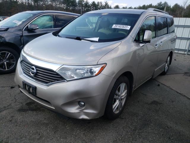 JN8AE2KP7D9066112 - 2013 NISSAN QUEST BEIGE photo 2