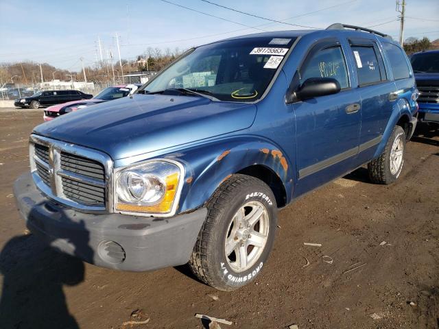 1D4HB38N86F159324 - 2006 DODGE DURANGO SX BLUE photo 1