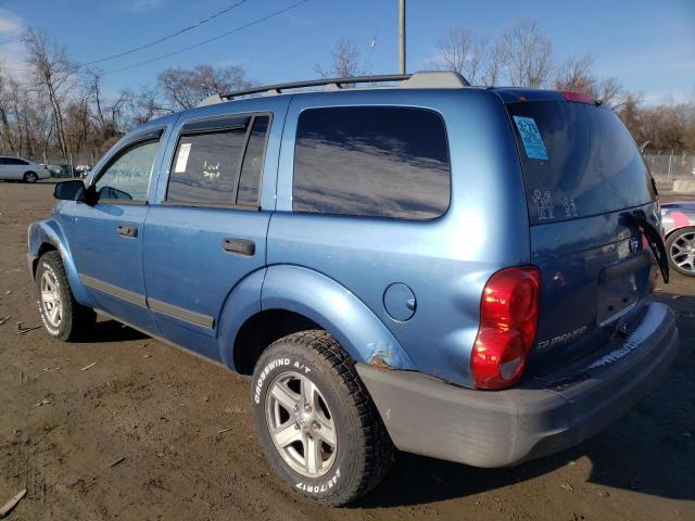 1D4HB38N86F159324 - 2006 DODGE DURANGO SX BLUE photo 2