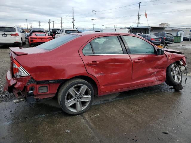 3FAHP0KC3AR244223 - 2010 FORD FUSION SPO RED photo 3