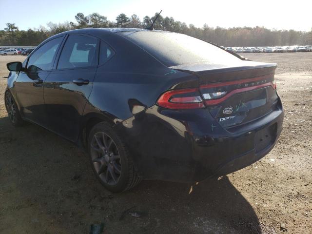 1C3CDFFA5GD822644 - 2016 DODGE DART SXT S BLACK photo 3