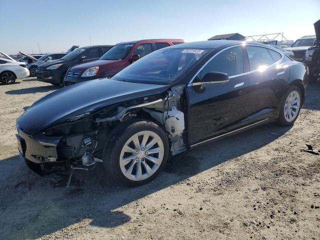 5YJSA1E20GF152524 - 2016 TESLA MODEL S Սև լուսանկար 1