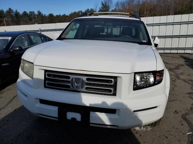 2HJYK16548H532621 - 2008 HONDA RIDGELINE WHITE photo 5