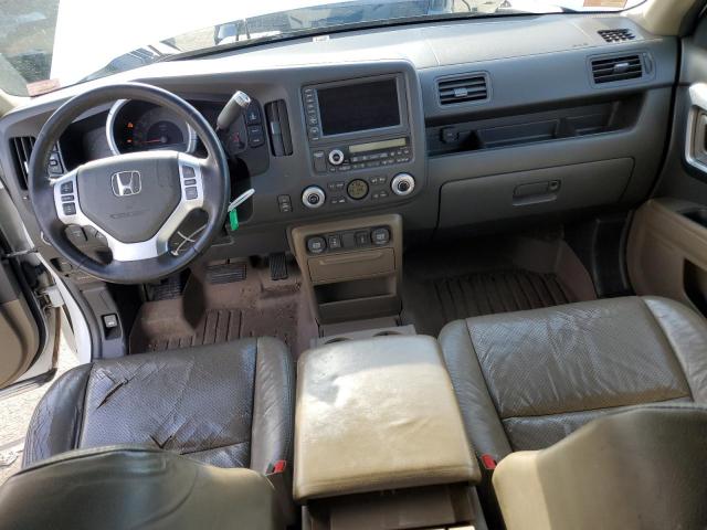 2HJYK16548H532621 - 2008 HONDA RIDGELINE WHITE photo 8