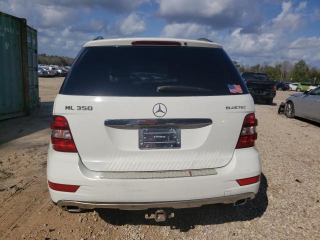 4JGBB2FBXBA728361 - 2011 MERCEDES-BENZ ML 350 BLU WHITE photo 6