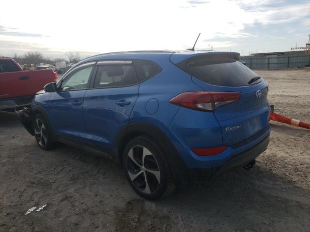 KM8J3CA24GU122887 - 2016 HYUNDAI TUCSON LIM BLUE photo 2