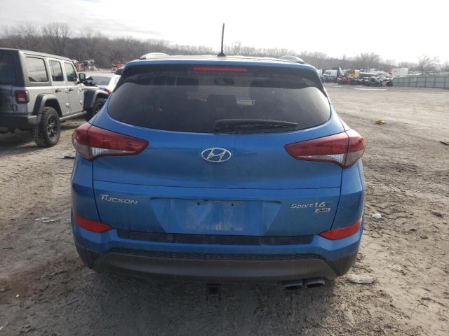 KM8J3CA24GU122887 - 2016 HYUNDAI TUCSON LIM BLUE photo 6