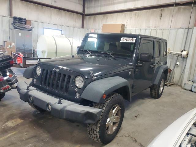 1C4BJWDG8GL323771 - 2016 JEEP WRANGLER U GRAY photo 1