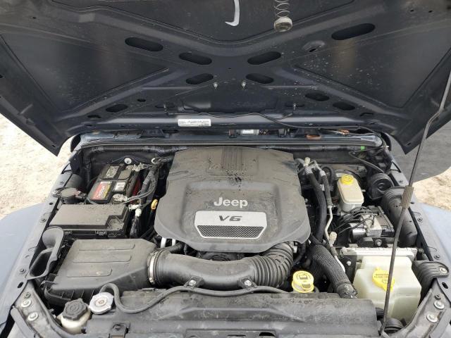 1C4BJWDG8GL323771 - 2016 JEEP WRANGLER U ნაცრისფერი ფოტო 12