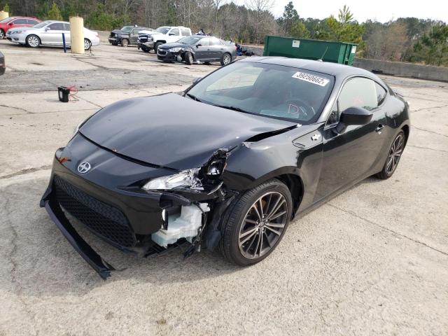 JF1ZNAA10D2****** - 2013 TOYOTA SCION FR-S BLACK photo 2