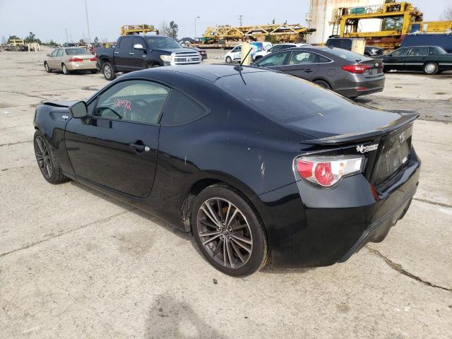 JF1ZNAA10D2****** - 2013 TOYOTA SCION FR-S BLACK photo 3