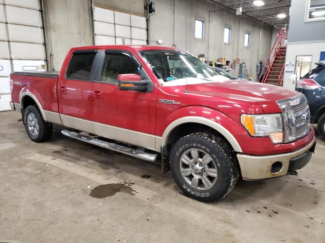 1FTFW1EV6AFB79646 - 2010 FORD F150 SUPER RED photo 4