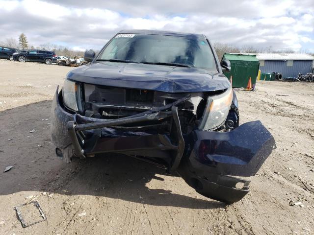 1FM5K8AR9DGA38606 - 2013 FORD EXPLORER P BLUE photo 5