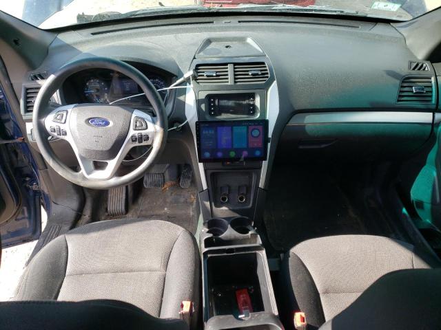 1FM5K8AR9DGA38606 - 2013 FORD EXPLORER P BLUE photo 8