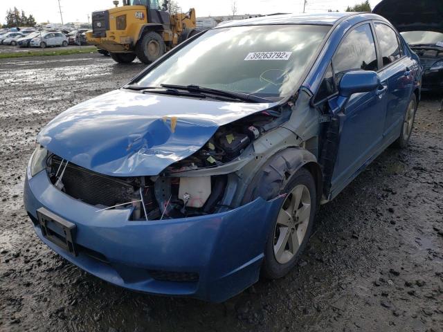 19XFA1F65AE023579 - 2010 HONDA CIVIC LX-S Niebieski zdjęcie 2