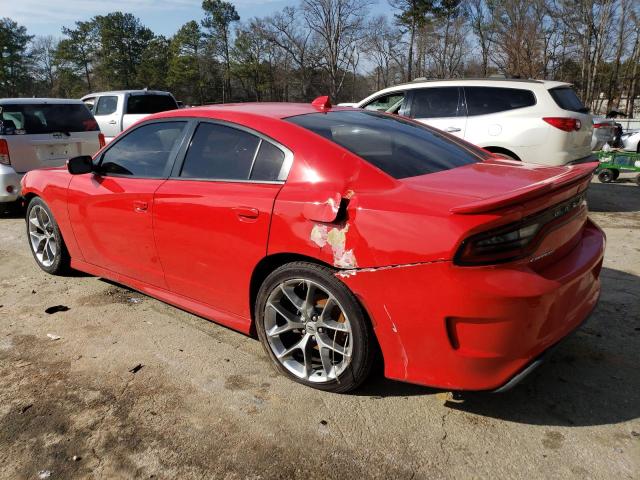 2C3CDXCT3KH575597 - 2019 DODGE CHARGER R/ RED photo 2