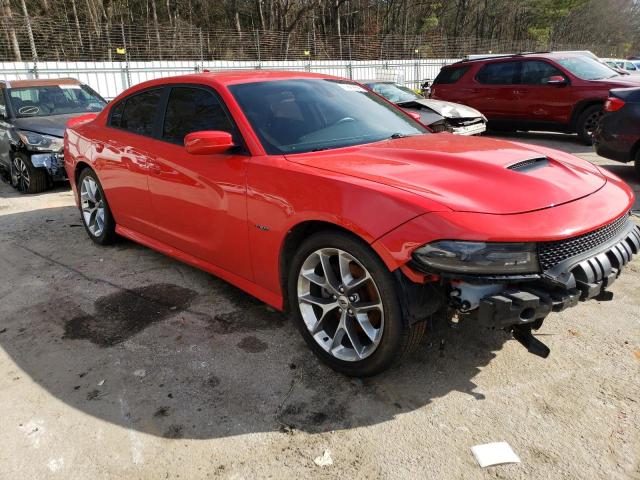 2C3CDXCT3KH575597 - 2019 DODGE CHARGER R/ RED photo 4