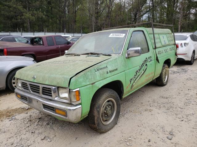 1N6SD11S8SC304811 - 1995 NISSAN TRUCK GREEN photo 2