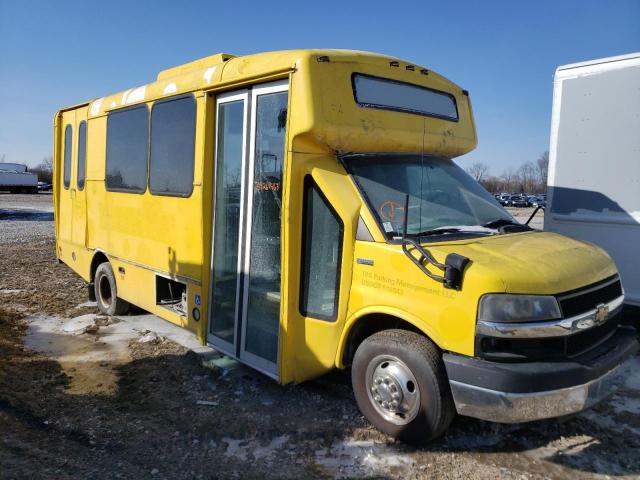 1GB6G5BG4E1191280 - 2014 CHEVROLET EXPRESS G4 YELLOW photo 4