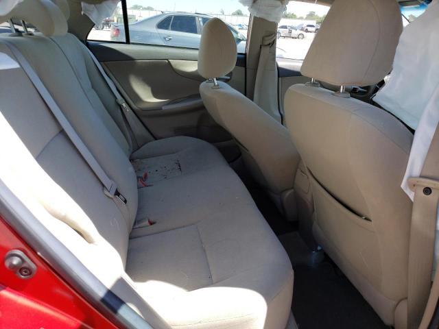 1NXBU4EE0AZ344281 - 2010 TOYOTA COROLLA BA 红色 照片 6