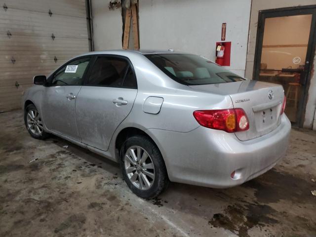 1NXBU4EEXAZ278337 - 2010 TOYOTA COROLLA BA SILVER photo 2