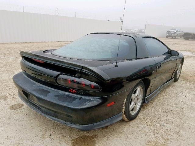 2G1FP22K0V2102509 - 1997 CHEVROLET CAMARO BAS BLACK photo 4