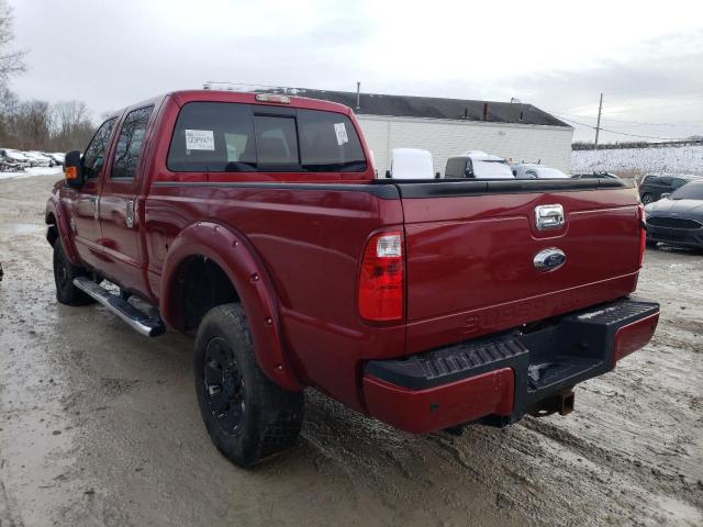 1FT8W3BT3GEB50580 - 2016 FORD F350 SUPER RED photo 2