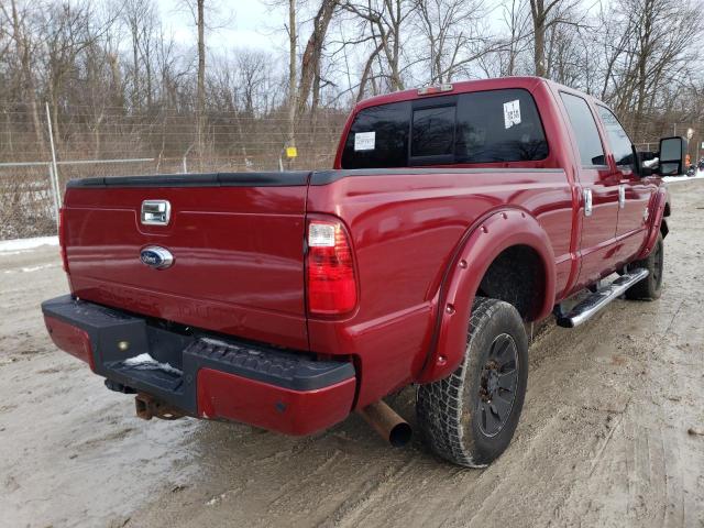 1FT8W3BT3GEB50580 - 2016 FORD F350 SUPER RED photo 3