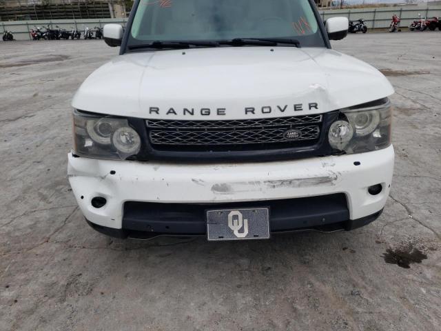 SALSK2D48CA756145 - 2012 LAND ROVER RANGE ROVE WHITE photo 9